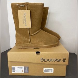 Bearpaw Women Emma Short Hickory II Size 8 608W NIB